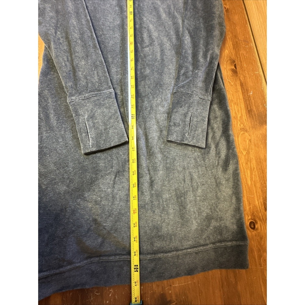 NWT Athleta M Velour Criss Cross Dress Charcoal Gray Quiet Luxury Everyday - Picture 10 of 12